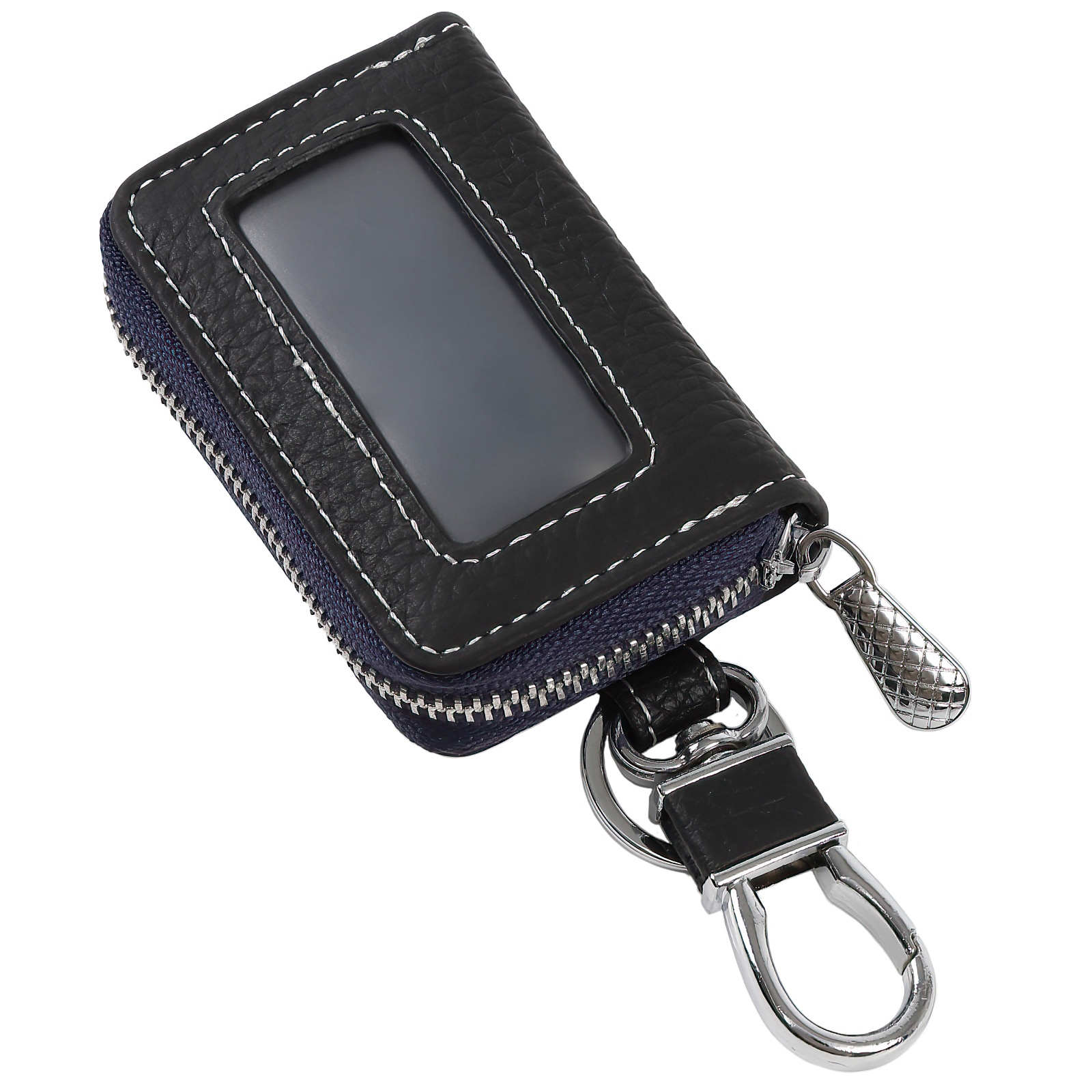 スマートキーケース 窓付き ズレ防止クッション付き キーケース 車