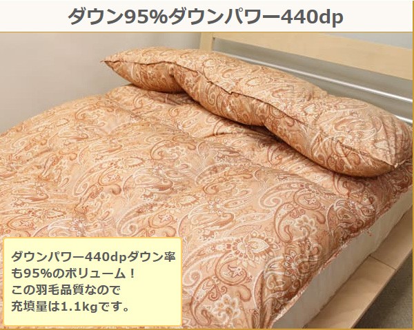 西川（nishikawa） 羽毛布団 京都西川 二層 95％ ポーランド産