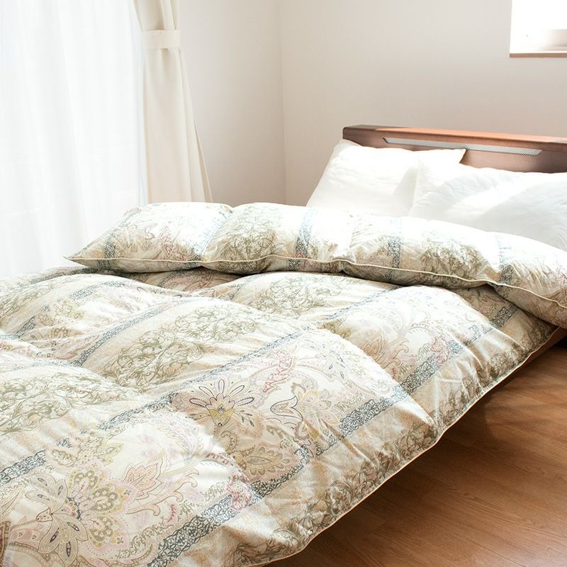 伊藤清商店 羽毛布団 シングル 日本製 フランス産ダウン90％ 国内洗浄