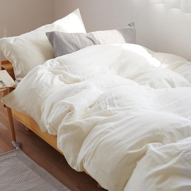 掛け布団カバー シングル ととのゑ 日本製 綿100％ 和晒し 2重ガーゼ