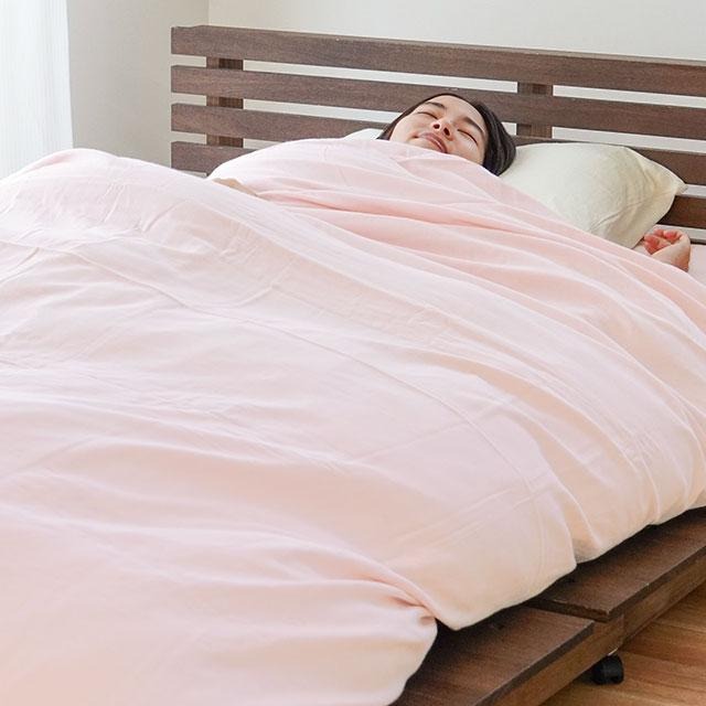 掛け布団カバー シングル ととのゑ 日本製 綿100％ 和晒し 2重ガーゼ