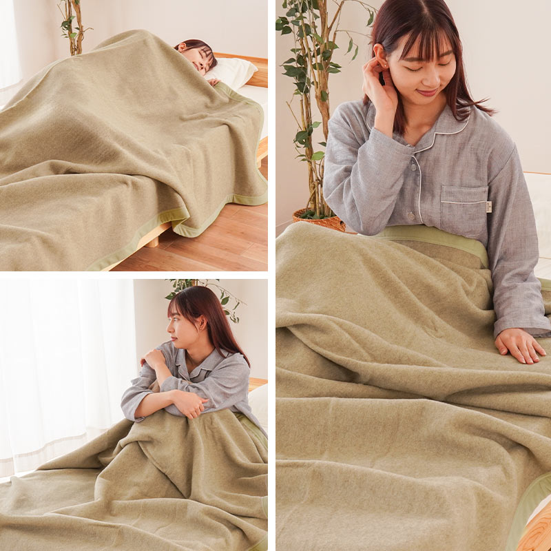 西川（nishikawa） カシミヤ毛布 シングル 日本製 泉大津産 カシミヤ