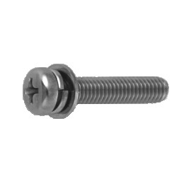 鉄 (+)ナベP=4 M2x26 ニッケル 【1000個入】