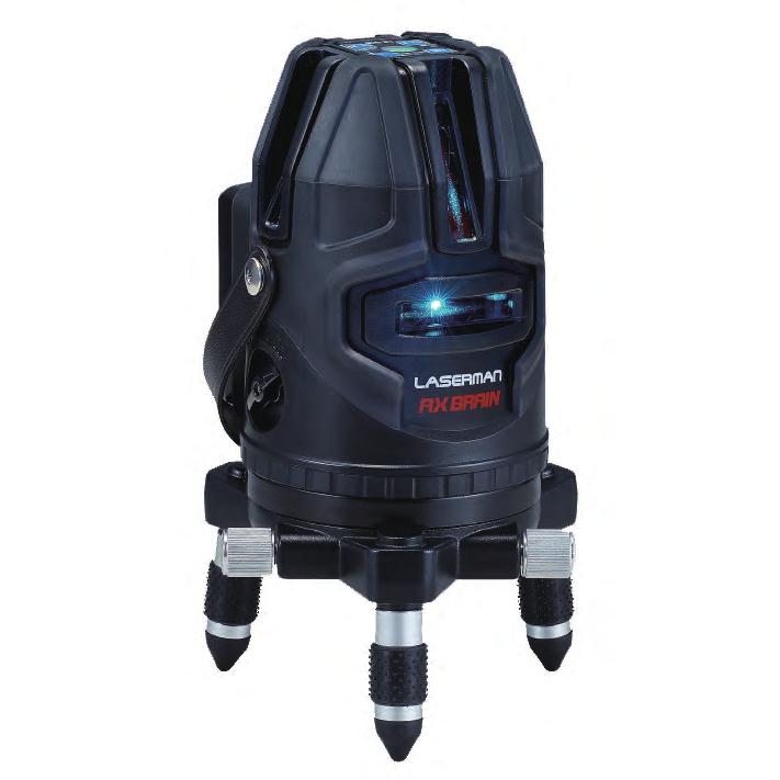 アックスブレーン レーザー墨出し器 レーザーマン LV−404 通電