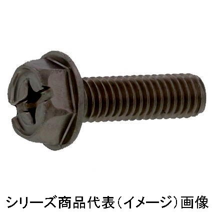 M10(P=1.5) X25L 黒メッキ10.9フランジボルト(2種)(並目ピッチ