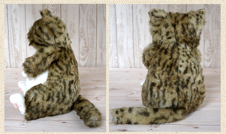 CUDDLY（ファッション） ぬいぐるみ 猫 茶トラ《ピンカートン