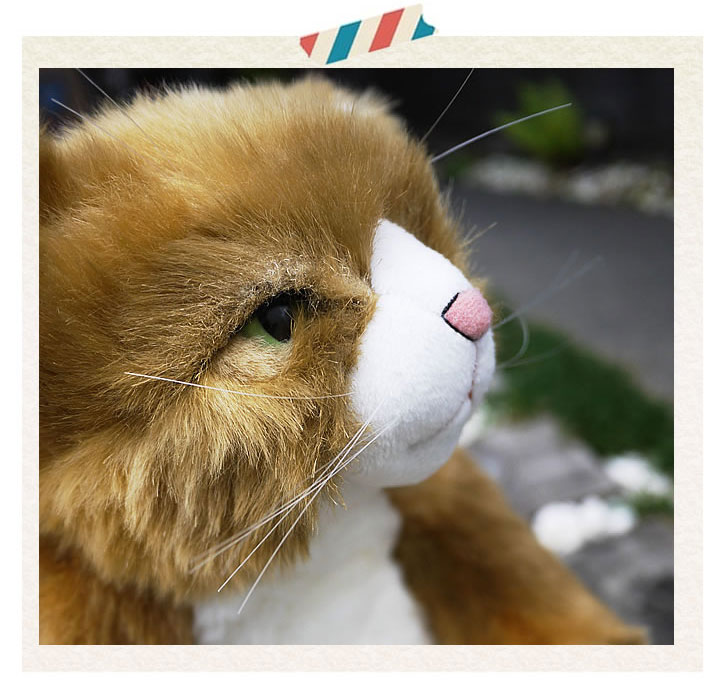 カドリー cuddly 猫 リアル ぬいぐるみ ひねもす 茶色 ブラウン