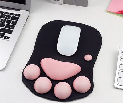 肉球　マウスパッド　人体工程学マウスパッド　肉球マウスパッド　パソコンアクセサリー　#140　猫グッ...