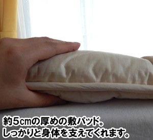 日本製 敷パッド ウール敷きパッド 120×200cm セミダブル 無地 高級