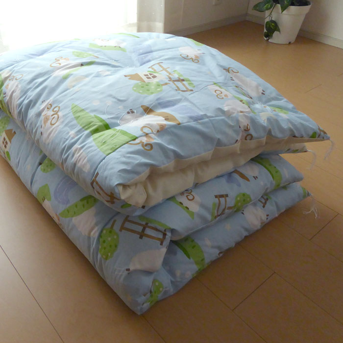 日本製 綿わたたっぷり お昼寝布団 敷布団 85×130cm ひつじ 綿布団 