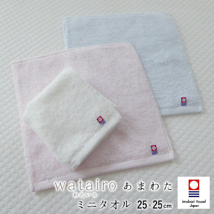 西川（nishikawa） 日本製 あまわた 今治 ミニタオル 25×25cm ロング