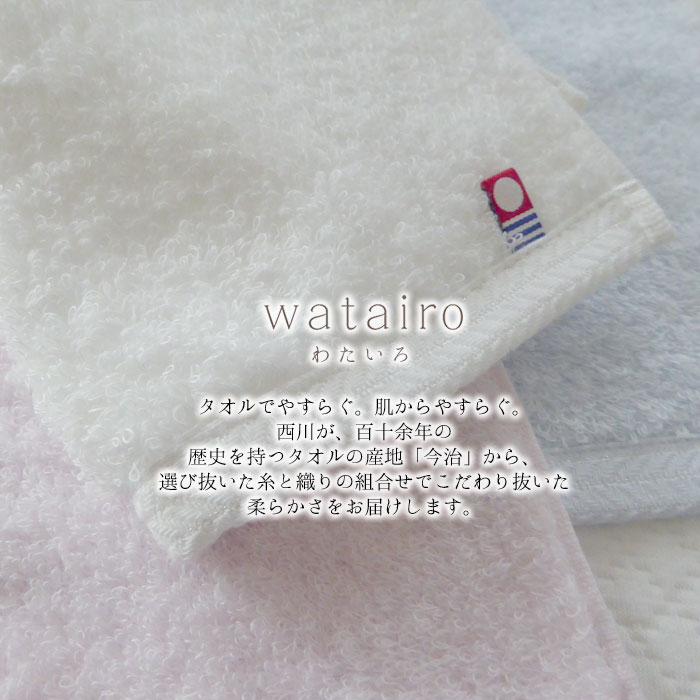 西川（nishikawa） 日本製 あまわた 今治 ミニタオル 25×25cm ロング