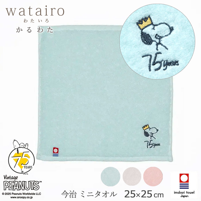 【新品・未使用】ピーナッツホテル　限定　アメニティ　スヌーピー　今治タオル　レア スヌーピー 今治 ミニタオル with friends 西川 日本製 SNOOPY