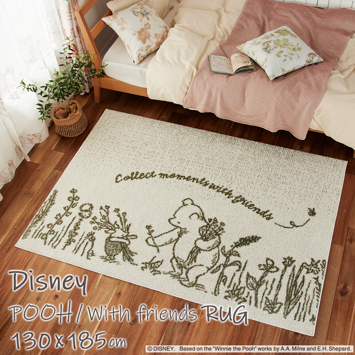USA製 vintage Disney ディズニー くまのプーさん ラグ プーさん ラグ 