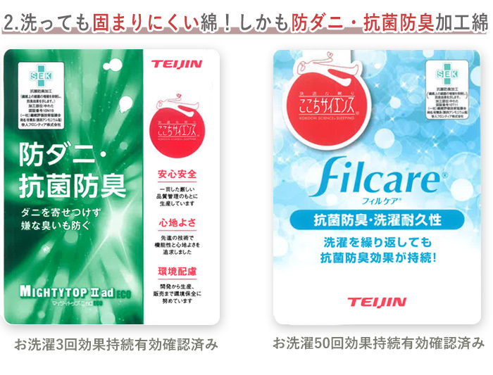 こたつ 洗える こたつ布団 長方形 普通判 防ダニ 掛け布団単品