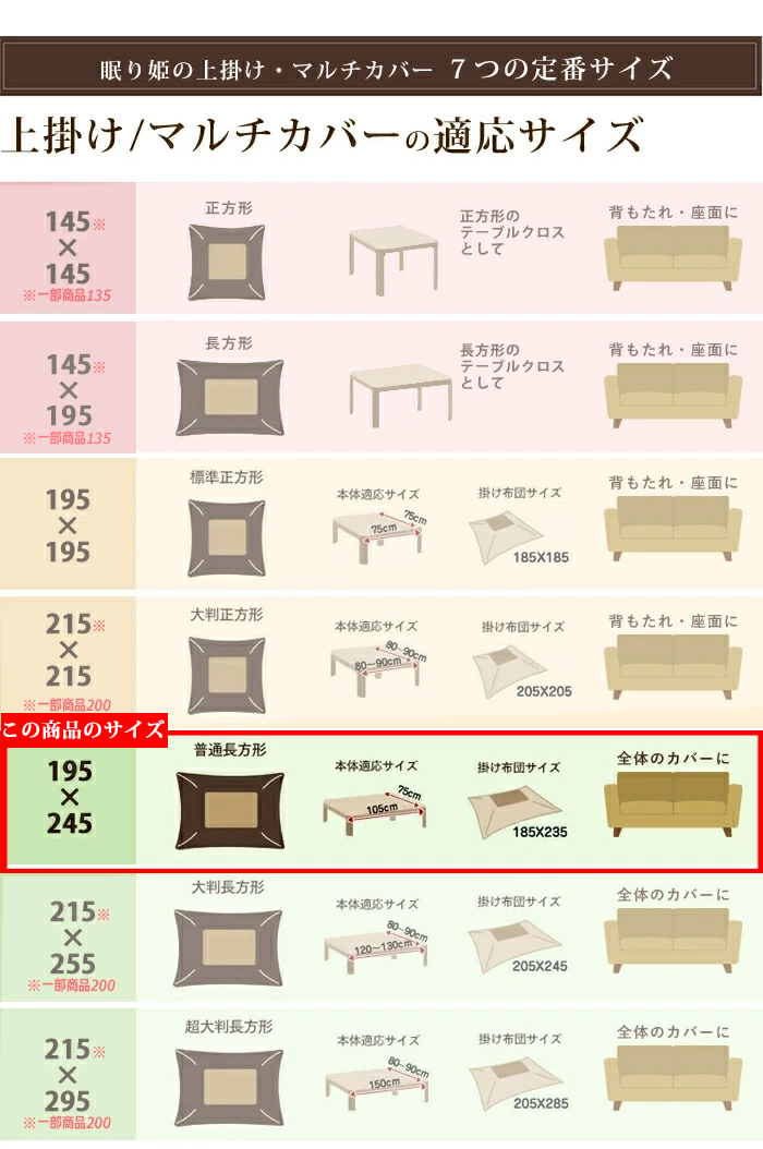 マルチカバー 長方形 195×245cm デニム調 ソファカバー 綿 無地