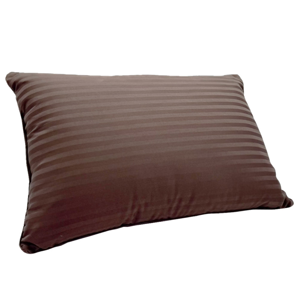 枕 まくら 43×63cm 洗える 高級感 サテン ストライプ ポリエステル