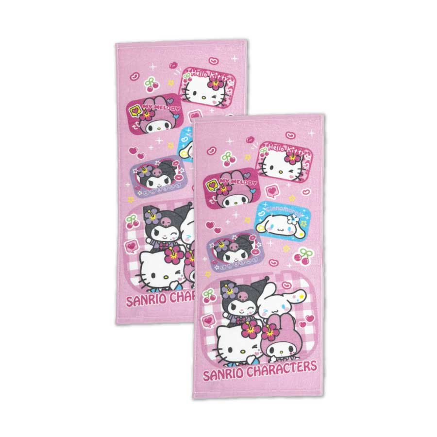 sanrio（サンリオ） バスタオル フェイスタオル ハローキティ マイメロ