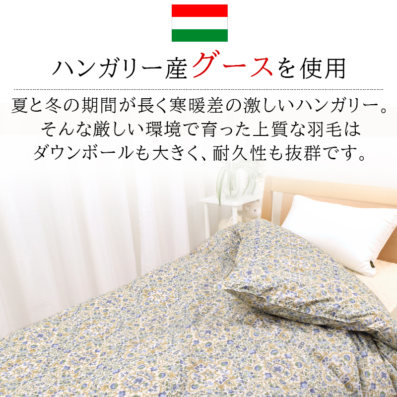 高品質安い◇ 西川 W防ダニ羽毛掛け布団 ハンガリー産大粒グースダウン90% ◇ 日本製 (SL) 参考価格52800円 シングル用