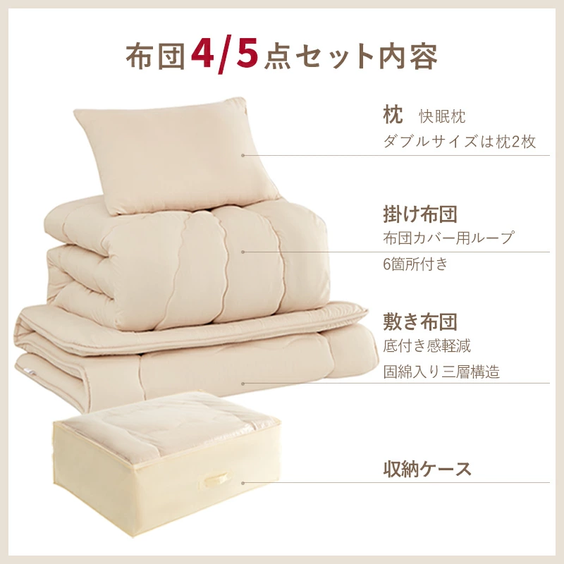 布団セット 楽天1位 シングル 7点セット 新...の詳細画像2