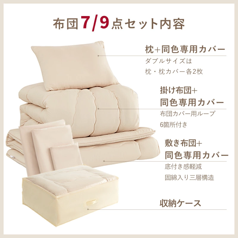 布団セット 楽天1位 シングル 7点セット 新...の詳細画像3