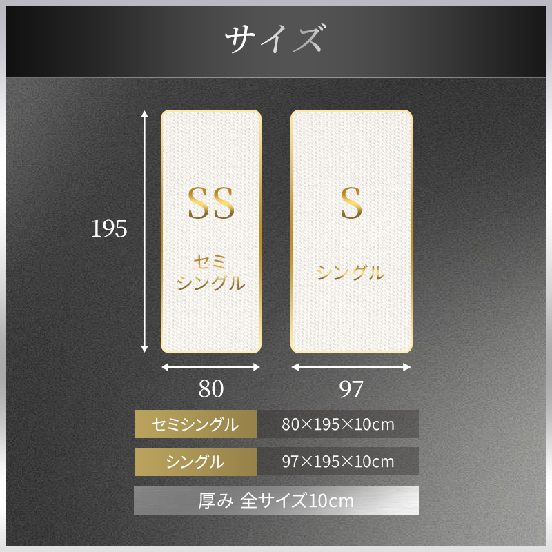 fuwawa 【クーポンで4880】マットレス 高反発 三つ折り シングル 極厚