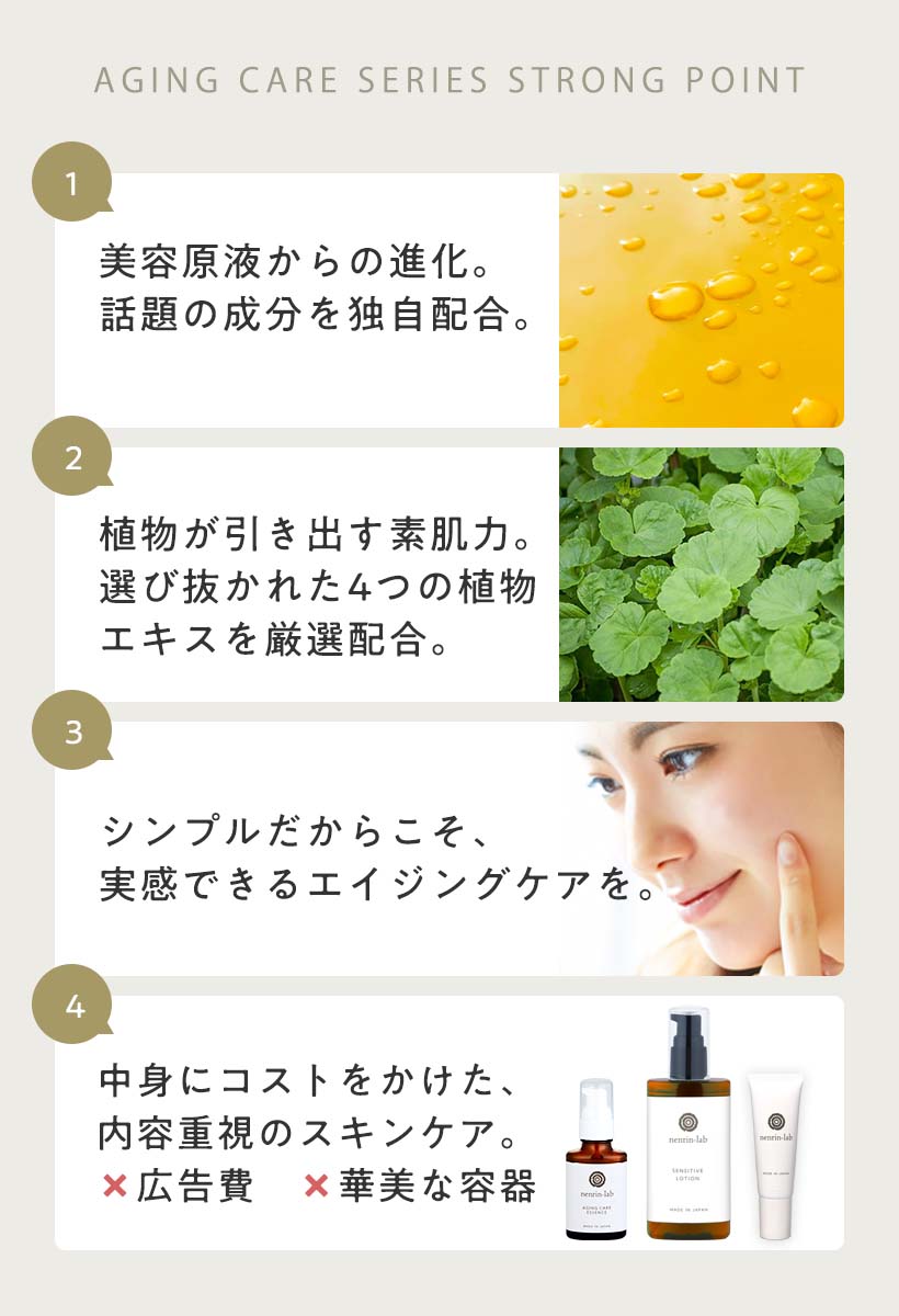 nenrin-lab（ネンリンラボ） エイジングケアシリーズ3点セット