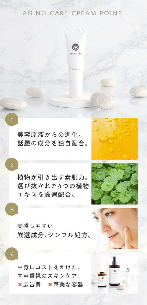 nenrin-lab（ネンリンラボ） エイジングケアクリーム 30g 保湿クリーム