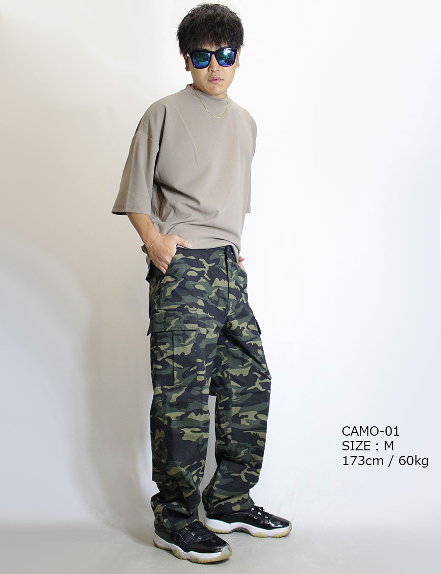 本格 カーゴパンツ メンズ 軍パン レディース 迷彩 大きいサイズ 衣装