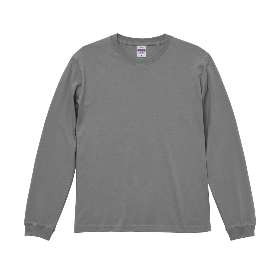 ヘビーウェイト リブ付 ロンT メンズ 無地 ロングTシャツ