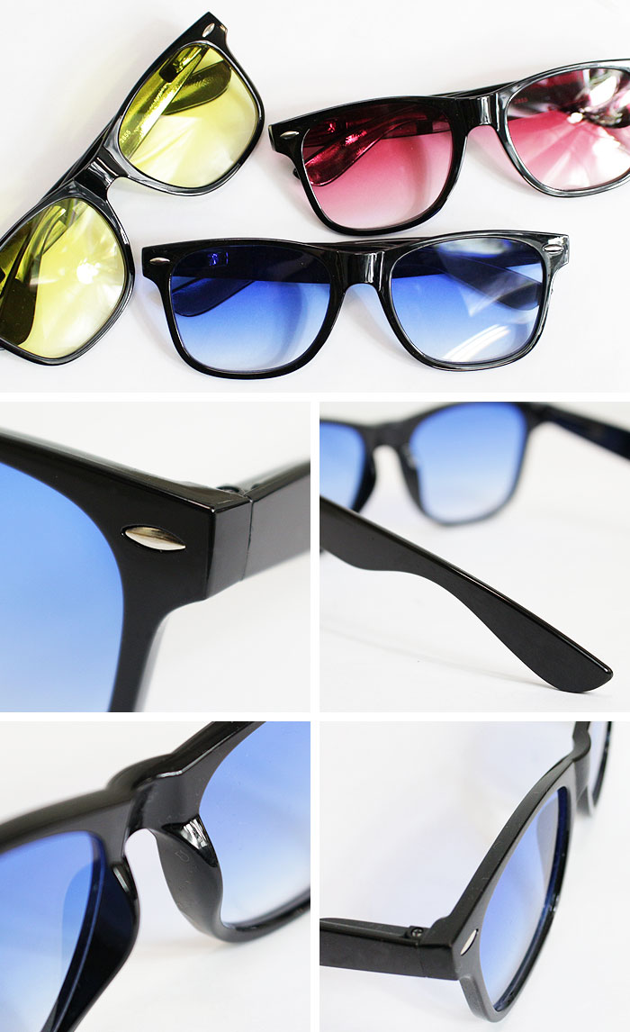 グラデーション カラーレンズ サングラス メン...の詳細画像2