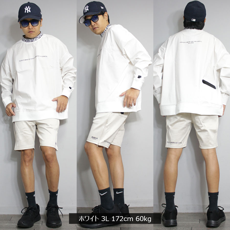 送料無料】撥水 ストレッチ モックネック プルオーバー メンズ ゴルフ