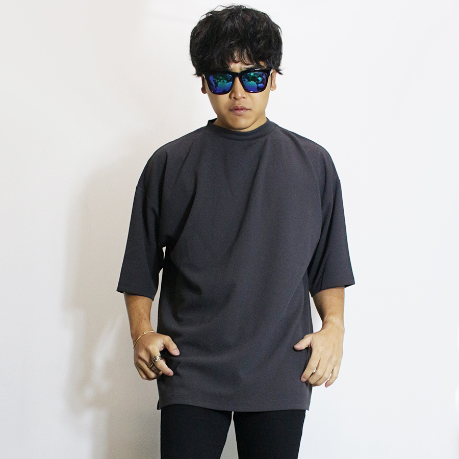 PGG 半袖モックネックシャツ　サイズ5(L) PGG 半袖モックネックシャツ サイズ5(L) - メルカリ