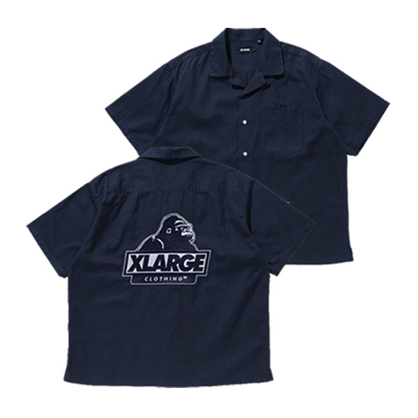 エクストララージ X-LARGE OG OPEN COLLAR SHIRT S/S 半袖シャツ 男性