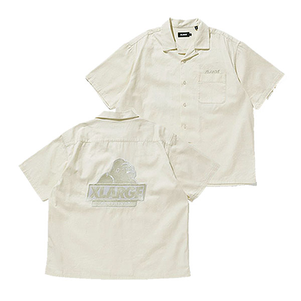 エクストララージ X-LARGE OG OPEN COLLAR SHIRT S/S 半袖シャツ 男性