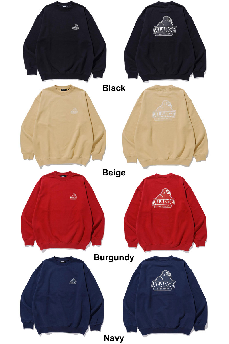 エクストララージ X-LARGE SLANTED OG CREW NECK SWEAT クルー