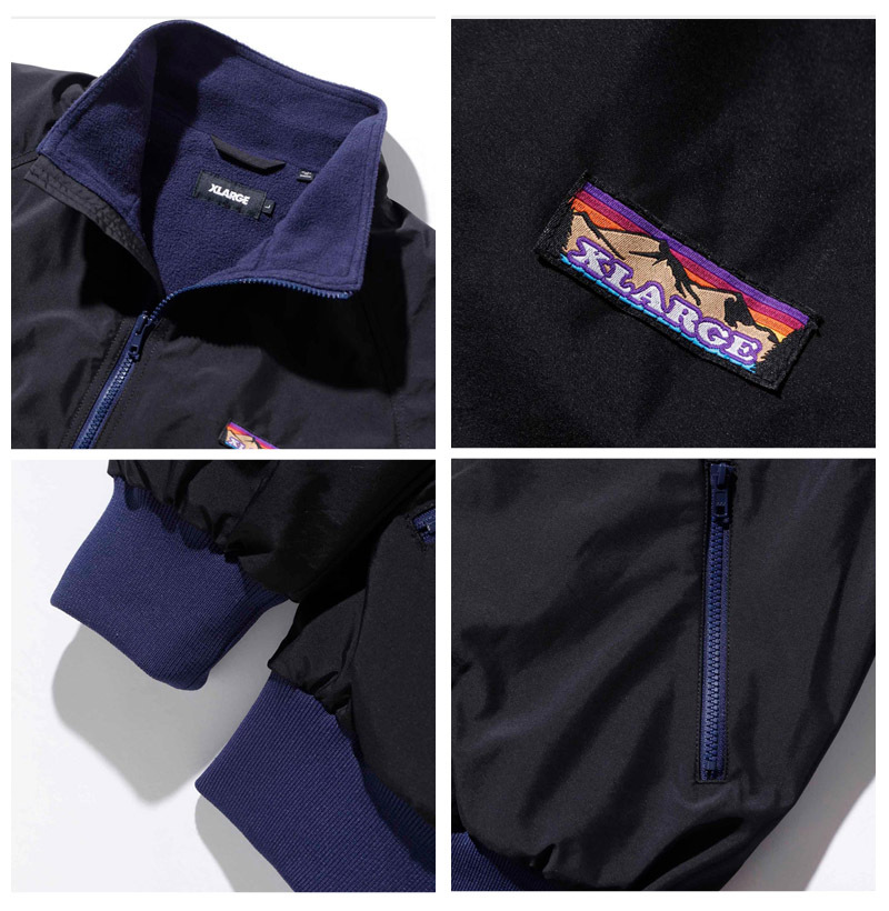 エクストララージ X-LARGE FLEECE NYLON JACKET フリース ナイロン