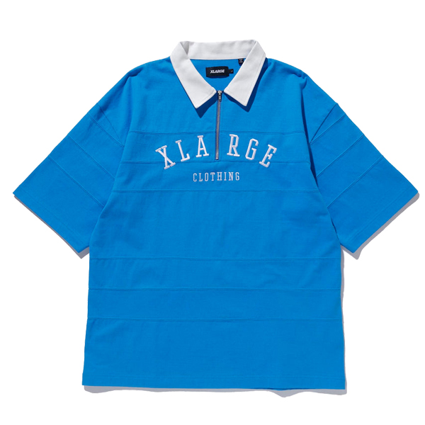 エクストララージ X-LARGE RUGBY ZIP S/S SHIRT ラガーシャツ ハーフジップ /半袖 カットソー/カジュアル トップス[AA]｜neo｜03