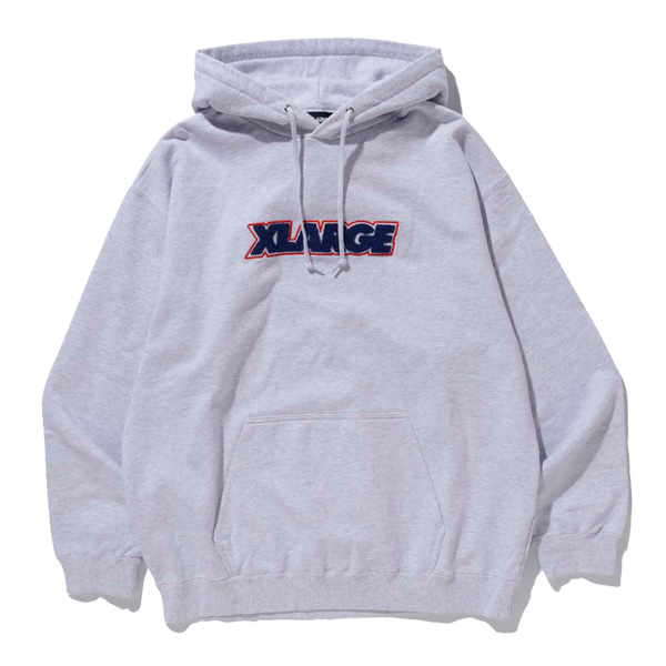 エクストララージ X-LARGE TWO TONE STANDARD LOGO PULLOVER HOODED