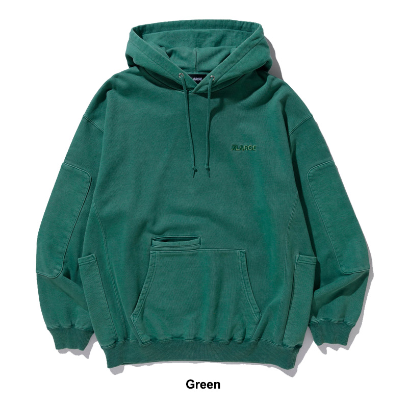 エクストララージ X-LARGE PIGMENT DYED WORK PULLOVER HOODED SWEAT プルオーバーパーカー スウェット  メンズ[AA]