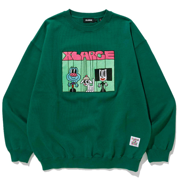 エクストララージ X-LARGE TIM COMIX CREWNECK SWEAT クルー スウェット トレーナー メンズ[AA]