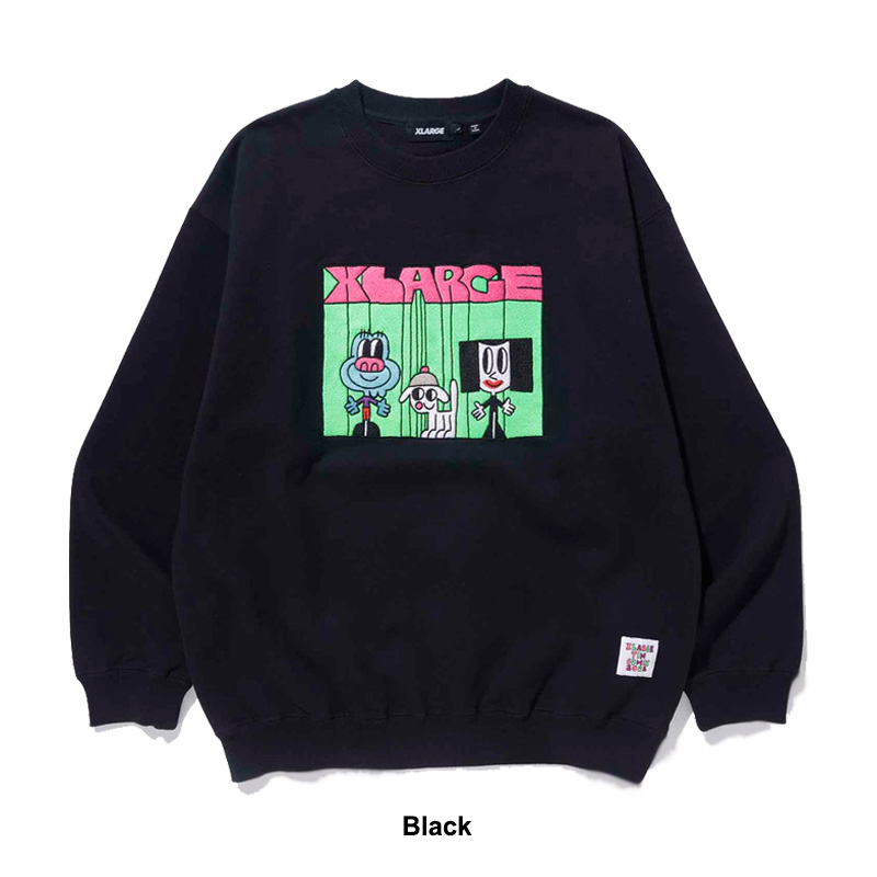 エクストララージ X-LARGE TIM COMIX CREWNECK SWEAT クルー