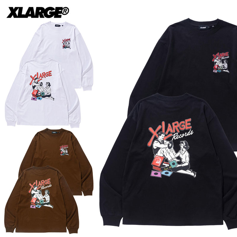 XLARGE エクストララージ X-LARGE LISTEN TO THE RECORD L S TEE