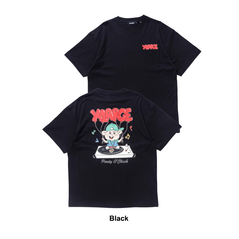 XLARGE CHIP チップロゴ 半袖 Tシャツ 送料込 X-LARGE|エクストララージ】CHIP LOGO S/S TEE(WHITE,BLACK,BLUE