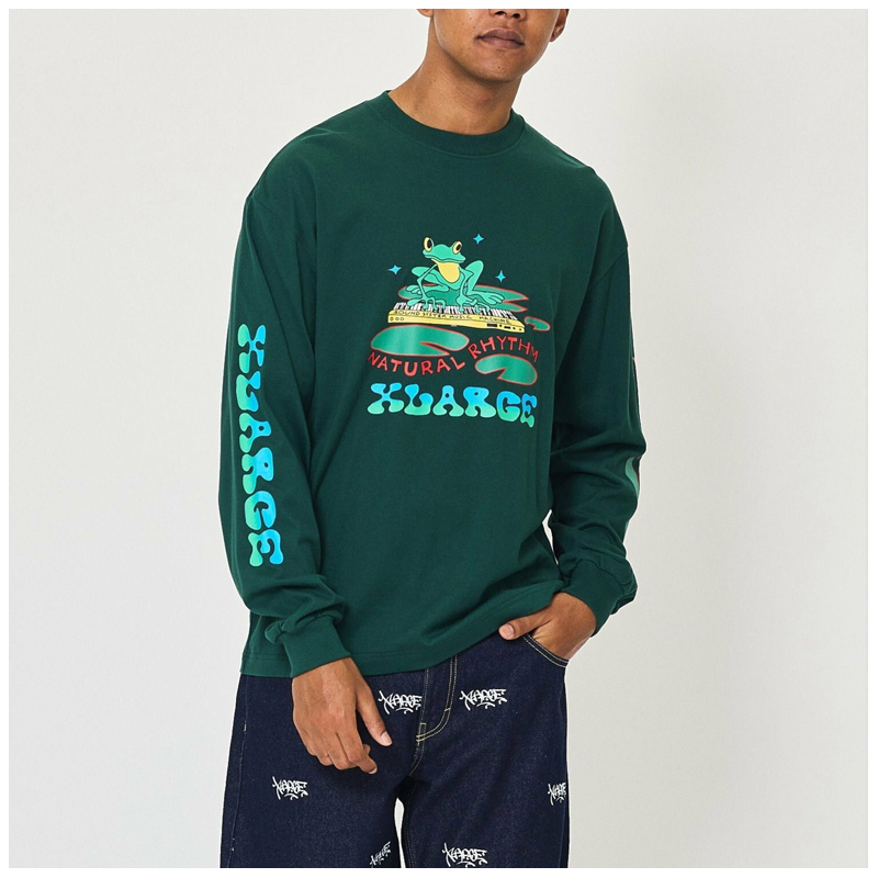 大人気 XLARGE NATURAL RHYTHM L/S TEE 滑らかな触り心地 強度◎ 大人気 XLARGE NATURAL RHYTHM L/S TEE 滑らかな触り心地 強度