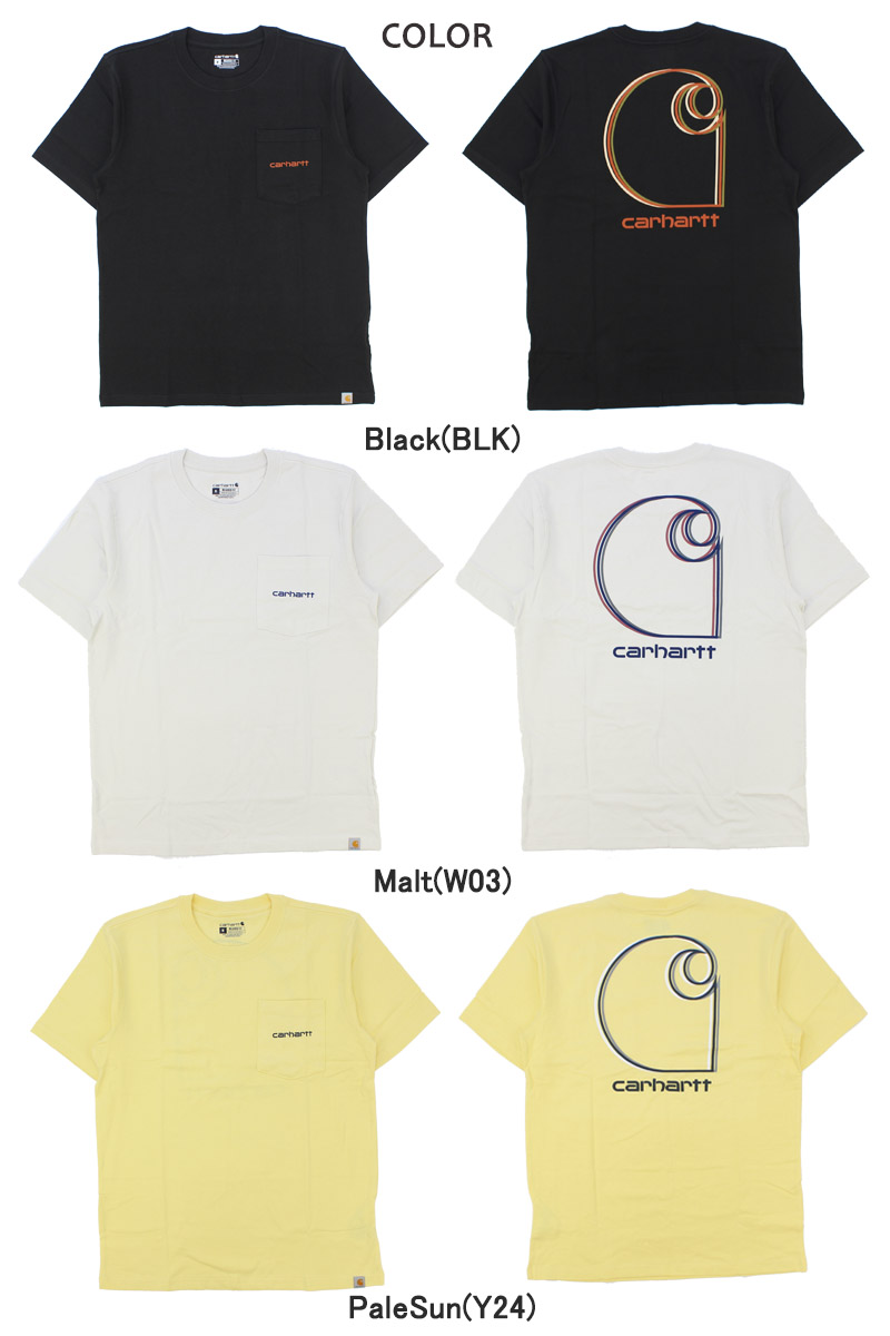 カーハート Carhartt RELAXED FIT HEAVYWEIGHT S/S POCKET LOGO