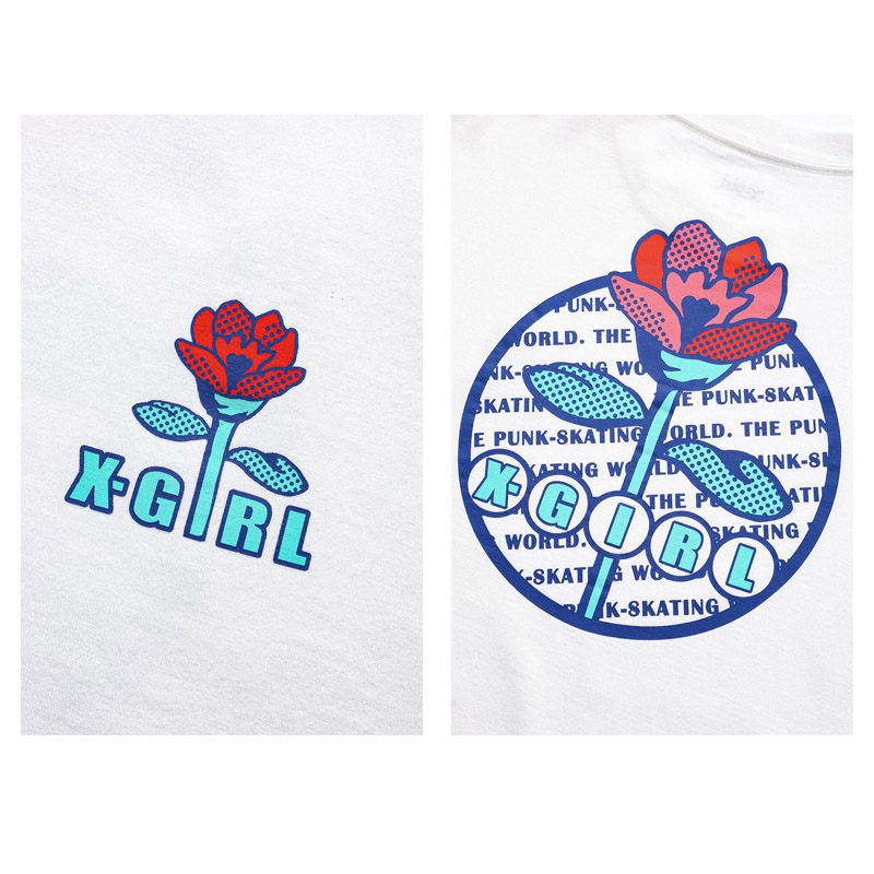 【並行輸入】エックスガール X-girl 半袖TシャツFLOWER S S TEE 半袖 Tシャツ レディース カットソー トップス X-girl 【並行輸入】エックスガール 半袖TシャツFLOWER S TEE