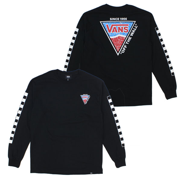 バンズ VANS M Triangle Logo L/S T-shirt メンズ 長袖 Tシャツ/ロング