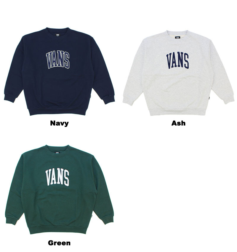VANS バンズ Logo Big Crew Sweat メンズ 長袖 クルー