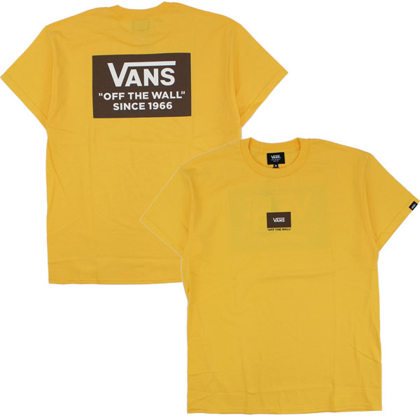 バンズ VANS   M Rectangle Logo S/S Tee  ロゴ 半袖Tシャツ 男性用